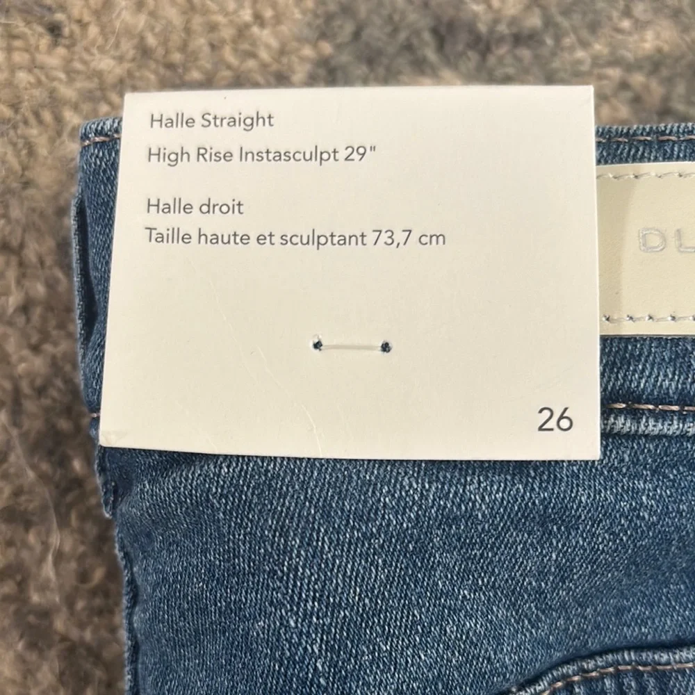 DL1961 Halle Straight High Rise Instasculpt — size 26 - NWT - Picture 8 of 8